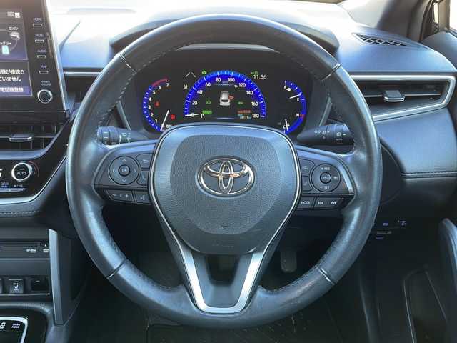 トヨタ カローラ クロス ハイブリッド Z 広島県 2022(令4)年 3.7万km アティチュードブラックマイカ ブラインドスポットモニター/純正メモリナビ/フルセグテレビ/全周囲カメラ/D席パワーシート/クルーズコントロール/ABS/前後コーナーセンサー/レーンキープアシスト/オートマチックハイビーム/純正18インチアルミホイール/フロントフォグランプ