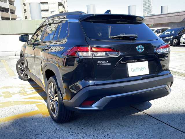 トヨタ カローラ クロス ハイブリッド Z 広島県 2022(令4)年 3.7万km アティチュードブラックマイカ ブラインドスポットモニター/純正メモリナビ/フルセグテレビ/全周囲カメラ/D席パワーシート/クルーズコントロール/ABS/前後コーナーセンサー/レーンキープアシスト/オートマチックハイビーム/純正18インチアルミホイール/フロントフォグランプ