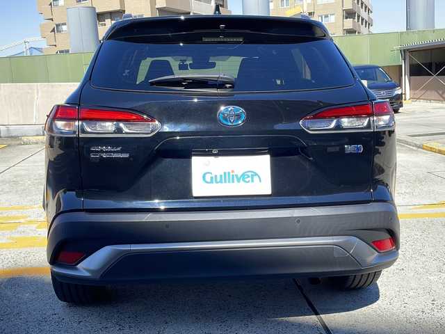 トヨタ カローラ クロス ハイブリッド Z 広島県 2022(令4)年 3.7万km アティチュードブラックマイカ ブラインドスポットモニター/純正メモリナビ/フルセグテレビ/全周囲カメラ/D席パワーシート/クルーズコントロール/ABS/前後コーナーセンサー/レーンキープアシスト/オートマチックハイビーム/純正18インチアルミホイール/フロントフォグランプ