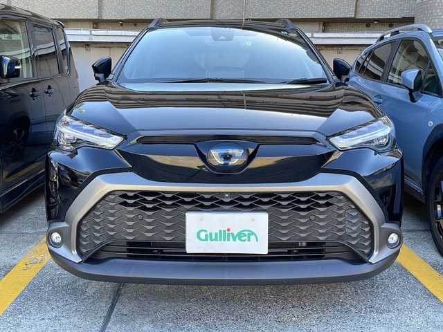 トヨタ カローラ クロス ハイブリッド Z 広島県 2022(令4)年 3.7万km アティチュードブラックマイカ ブラインドスポットモニター/純正メモリナビ/フルセグテレビ/全周囲カメラ/D席パワーシート/クルーズコントロール/ABS/前後コーナーセンサー/レーンキープアシスト/オートマチックハイビーム/純正18インチアルミホイール/フロントフォグランプ