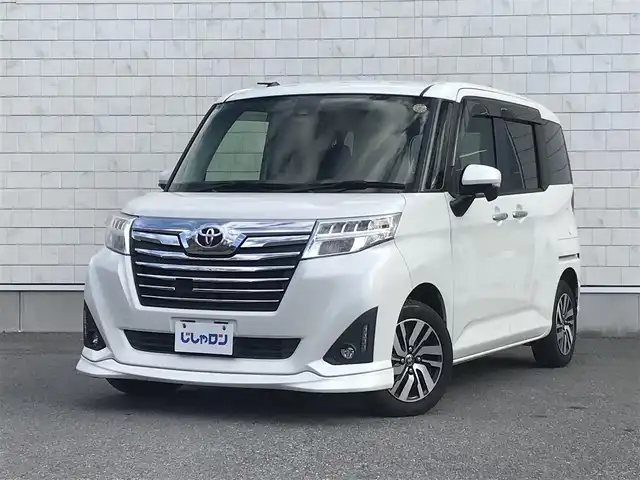 トヨタ ルーミー カスタムG S 栃木県 2017(平29)年 10.2万km パールホワイトⅢ (株)IDOMが運営する【じしゃロン小山店】の自社ローン対象車両になります。こちらは現金ご利用時の価格です。/自社ローンご希望の方は別途その旨お申付け下さい。//禁煙車/純正フルセグナビ/（CD/DVD/AM/FMラジオ）/(Bluetooth)/スマートキー/プッシュスタート/バックカメラ/ＥＴＣ/両側パワースライドドア/クルーズコントロール/プリクラッシュセーフティ/コーナーセンサー/アイドリングストップ/後部座席サンシェード/ステアリングリモコン/電動格納ドアミラー/パワーウインドウ/オートライト/防眩ミラー
