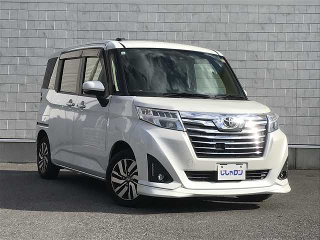 トヨタ ルーミー カスタムG S 栃木県 2017(平29)年 10.2万km パールホワイトⅢ (株)IDOMが運営する【じしゃロン小山店】の自社ローン対象車両になります。こちらは現金ご利用時の価格です。/自社ローンご希望の方は別途その旨お申付け下さい。//禁煙車/純正フルセグナビ/（CD/DVD/AM/FMラジオ）/(Bluetooth)/スマートキー/プッシュスタート/バックカメラ/ＥＴＣ/両側パワースライドドア/クルーズコントロール/プリクラッシュセーフティ/コーナーセンサー/アイドリングストップ/後部座席サンシェード/ステアリングリモコン/電動格納ドアミラー/パワーウインドウ/オートライト/防眩ミラー