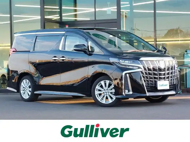トヨタ アルファード S 東京都 2021(令3)年 1.1万km ブラック 純正ディスプレイオーディオ/（ナビ機能/USB接続/Bluetooth//バックカメラ/AC100V電源/Ｔｏｙｏｔａ　Ｓａｆｅｔｙ　Ｓｅｎｓｅ/・レーダークルーズコントロール/・レーンディパーチャーアシスト/・プリクラッシュセーフティ/・ロードサインアシスト/クリアランスソナー/両側電動スライド/ＬＥＤヘッドライト/ナノイー/ビルトインＥＴＣ/ドライブレコーダー/純正フロアマット/純正18インチAW/スマートキー/取扱説明書