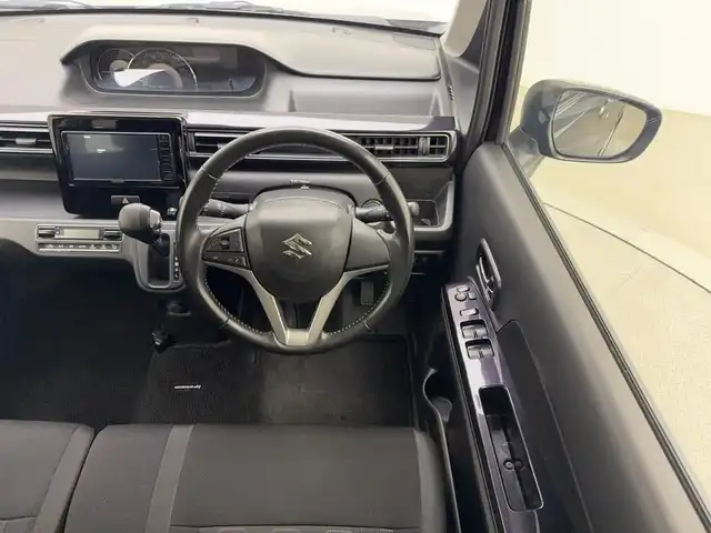 スズキ ワゴンＲ スティングレー HYBRID X 兵庫県 2021(令3)年 5.4万km ブルーイッシュブラックパール3 純正メモリナビ/（AM/FM/Bluetooth/フルセグTV）/・KXM-E505W/横滑り防止装置/LKA/衝突軽減システム/後方コーナーセンサー/盗難防止装置/D席シートヒーター/LEDヘッドライト/フォグランプ/オートライト/前方ドライブレコーダー/純正14インチアルミホイール/純正フロアマット/スマートキー/アイドリングストップ