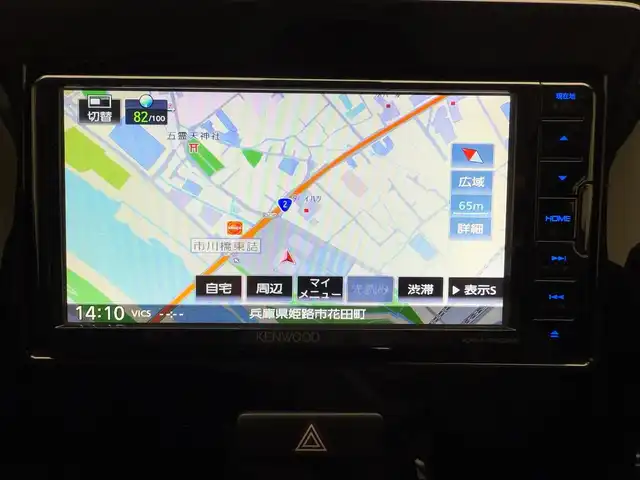 スズキ ワゴンＲ スティングレー HYBRID X 兵庫県 2021(令3)年 5.4万km ブルーイッシュブラックパール3 純正メモリナビ/（AM/FM/Bluetooth/フルセグTV）/・KXM-E505W/横滑り防止装置/LKA/衝突軽減システム/後方コーナーセンサー/盗難防止装置/D席シートヒーター/LEDヘッドライト/フォグランプ/オートライト/前方ドライブレコーダー/純正14インチアルミホイール/純正フロアマット/スマートキー/アイドリングストップ