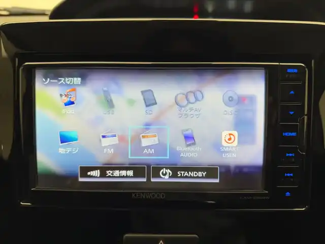 スズキ ワゴンＲ スティングレー HYBRID X 兵庫県 2021(令3)年 5.4万km ブルーイッシュブラックパール3 純正メモリナビ/（AM/FM/Bluetooth/フルセグTV）/・KXM-E505W/横滑り防止装置/LKA/衝突軽減システム/後方コーナーセンサー/盗難防止装置/D席シートヒーター/LEDヘッドライト/フォグランプ/オートライト/前方ドライブレコーダー/純正14インチアルミホイール/純正フロアマット/スマートキー/アイドリングストップ