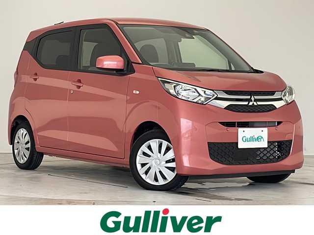 三菱 ｅＫワゴン M 愛知県 2023(令5)年 0.5万km コーラルピンクマイカ 衝突被害軽減ブレーキ/純正9インチディスプレイオーディオナビ（あり）/シートヒーター/ワンセグTV/Bluetooth/バックカメラ/コーナーセンサー/ステアリングスイッチ