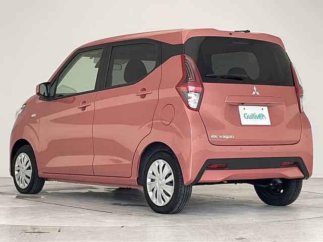 三菱 ｅＫワゴン M 愛知県 2023(令5)年 0.5万km コーラルピンクマイカ 衝突被害軽減ブレーキ/純正9インチディスプレイオーディオナビ（あり）/シートヒーター/ワンセグTV/Bluetooth/バックカメラ/コーナーセンサー/ステアリングスイッチ