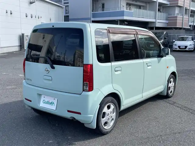 日産 オッティ E 静岡県 2009(平21)年 9.2万km ミントグリーン 社外HDDナビ・フルセグTV/・CD/DVD/AM/FM/MSV/純正13インチアルミホイール/純正フロアマット/ドアバイザー/キーレス/スペアキー/新車時保証書/取扱説明書