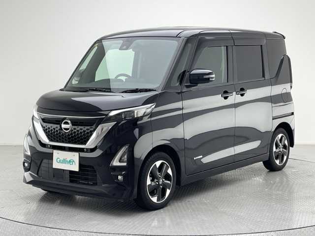 日産 ルークス HWS X プロパイロットED 兵庫県 2020(令2)年 2.2万km ブラック アラウンドビューモニター/プロパイロット/両側パワースライドドア/前後コーナーセンサー/オートホールドブレーキ/レーンキープアシスト/オートライト/LEDヘッドライト/純正14インチアルミホイール/純正フロアマット/スマートキー