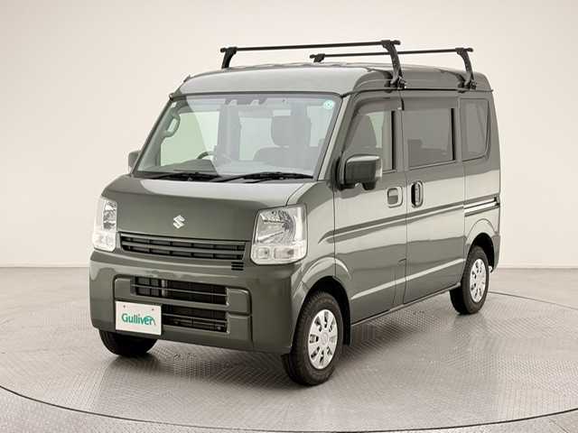 スズキ エブリイ JOIN 兵庫県 2020(令2)年 11.1万km クールカーキPM ワンオーナー/社外オーディオ/（CD/USB/AUX）/ETC/ルーフキャリア/ラバーマット/衝突軽減/LDA/コーナーセンサー/ドアバイザー/ヘッドライトレベライザー/オートライト/オーバーヘッドコンソロール/リモコンキー