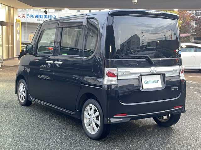 ダイハツ タント カスタム X リミテッド 兵庫県 2009(平21)年 9.9万km ブラックマイカ 保証書あり/純正SDナビ・フルセグ・BT・CD・DVD・FM・AM/ETC/前方ドライブレコーダー/片側パワースライドドア/スマートキー×1/社外フロアマット/純正ドアバイザー