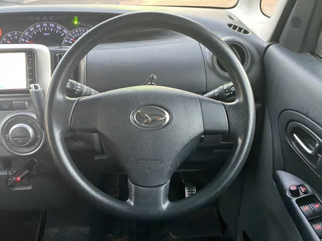 ダイハツ タント カスタム X リミテッド 兵庫県 2009(平21)年 9.9万km ブラックマイカ 保証書あり/純正SDナビ・フルセグ・BT・CD・DVD・FM・AM/ETC/前方ドライブレコーダー/片側パワースライドドア/スマートキー×1/社外フロアマット/純正ドアバイザー