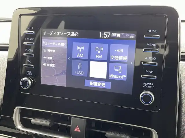 トヨタ アクア X 熊本県 2021(令3)年 2.7万km エモーショナルレッドⅡ 純正ディスプレイオーディオ　/全周囲カメラ　/ビルトインＥＴＣ　/レーダークルーズコントロール　/前後クリアランスソナー　/前席シートヒーター　/衝突軽減ブレーキ　/レーンキープアシスト　/横滑り防止/純正フロアマット/純正１５インチAW/オートライト/オートマチックハイビーム/LEDヘッドライト/スマートキー/プッシュスタート/スペアキー1本