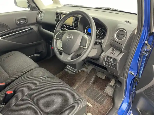 日産 デイズ ルークス ハイウェイスター Xターボ 兵庫県 2020(令2)年 2.7万km オーシャンブルーP 純正SDナビ/(MM319D-W)/フルセグ CD DVD BT/アラウンドビューモニター/片側パワースライドドア/エマージェンシーブレーキ/レーンキープ/コーナーセンサー/LEDヘッドライト/オートライト/オートハイビーム/アイドリングストップ/スマートキー/スペアキー/純正14インチアルミホイール/純正フロアマット