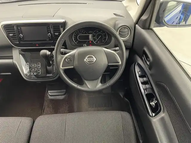 日産 デイズ ルークス ハイウェイスター Xターボ 兵庫県 2020(令2)年 2.7万km オーシャンブルーP 純正SDナビ/(MM319D-W)/フルセグ CD DVD BT/アラウンドビューモニター/片側パワースライドドア/エマージェンシーブレーキ/レーンキープ/コーナーセンサー/LEDヘッドライト/オートライト/オートハイビーム/アイドリングストップ/スマートキー/スペアキー/純正14インチアルミホイール/純正フロアマット