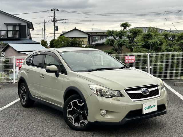 スバル インプレッサ ＸＶ 2．0i－L アイサイト ポップ 静岡県 2014(平26)年 12万km デザートカーキ ユーザー買取車両/純正HDDナビ（AVIC-ZH0099）/【CD/DVD/BT/地デジTV】/純正LEDヘッドライト/純正17インチAW/クルーズコントロール/サンルーフ/エンジンスタートボタン/バックカメラ/ETC/USB入力端子/純正フロアマット/パワーシート/横滑り防止装置/レーンアシスト/コーナーセンサー/衝突被害軽減システム/アイサイトカメラ/MTモード付AT