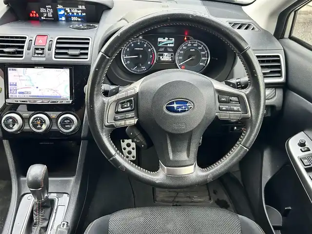 スバル インプレッサ ＸＶ 2．0i－L アイサイト ポップ 静岡県 2014(平26)年 12万km デザートカーキ ユーザー買取車両/純正HDDナビ（AVIC-ZH0099）/【CD/DVD/BT/地デジTV】/純正LEDヘッドライト/純正17インチAW/クルーズコントロール/サンルーフ/エンジンスタートボタン/バックカメラ/ETC/USB入力端子/純正フロアマット/パワーシート/横滑り防止装置/レーンアシスト/コーナーセンサー/衝突被害軽減システム/アイサイトカメラ/MTモード付AT