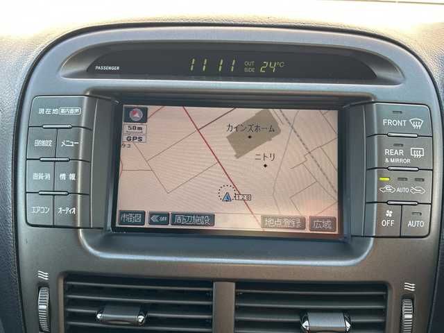 トヨタ セルシオ C インテリアセレクション 千葉県 2001(平13)年 7.2万km ブラック サンルーフ　黒革シート　ナビ　バックカメラ　ＥＴＣ　エアシート　全席シートヒーター　全席電動シート　ドラレコ　電動リアサンシェード ウッドコンビハンドル　ＨＩＤ　オートライト　純正１６インチＡＷ