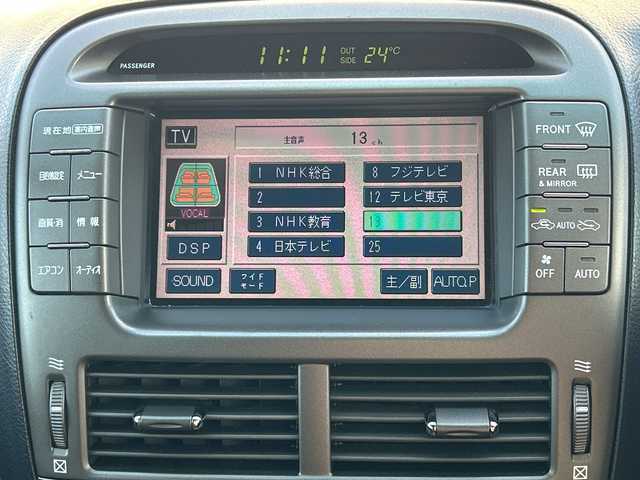 トヨタ セルシオ C インテリアセレクション 千葉県 2001(平13)年 7.2万km ブラック サンルーフ　黒革シート　ナビ　バックカメラ　ＥＴＣ　エアシート　全席シートヒーター　全席電動シート　ドラレコ　電動リアサンシェード ウッドコンビハンドル　ＨＩＤ　オートライト　純正１６インチＡＷ