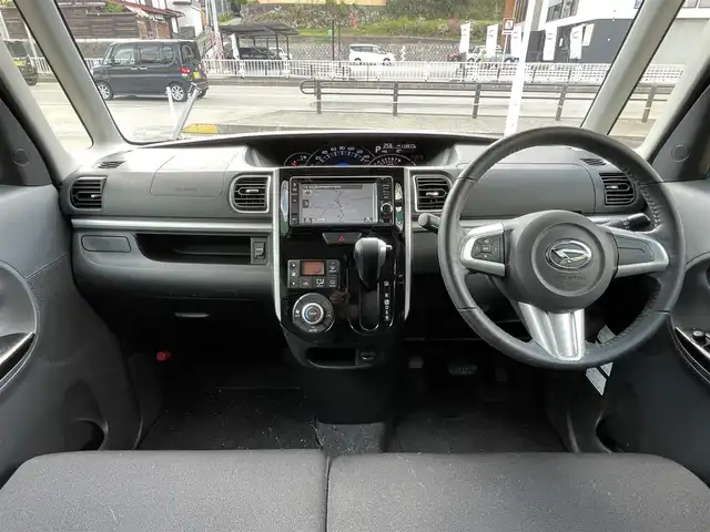 ダイハツ タント カスタム RS スマセレSA&SN 岐阜県 2014(平26)年 11.4万km ナイトシャドーパープルクリスタルM 社外SDナビ/バックカメラ/純正フロアマット/両側スライドドア/LEDライト/ドアバイザー/電格ミラー