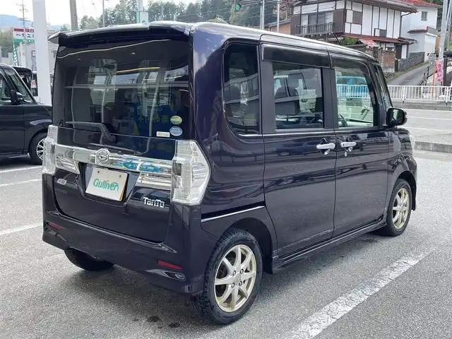 ダイハツ タント カスタム RS スマセレSA&SN 岐阜県 2014(平26)年 11.4万km ナイトシャドーパープルクリスタルM 社外SDナビ/バックカメラ/純正フロアマット/両側スライドドア/LEDライト/ドアバイザー/電格ミラー