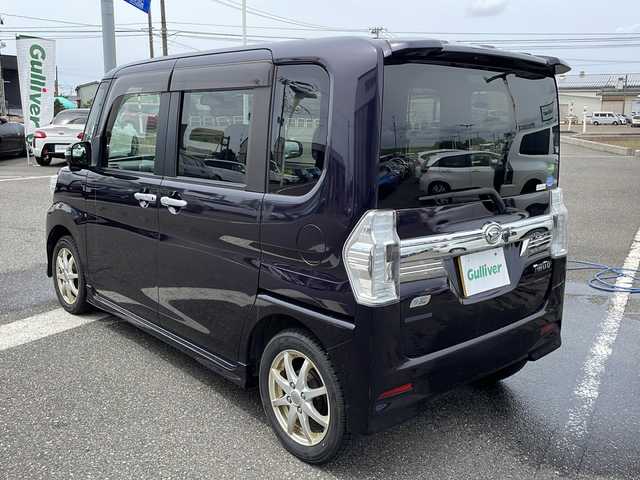 ダイハツ タント カスタム RS スマセレSA&SN 新潟県 2014(平26)年 11.4万km ナイトシャドーパープルクリスタルM ４WD/サマータイヤ積載/社外メモリナビ/（Bluetooth・ワンセグ）/衝突軽減/両側パワースライドドア/バックカメラ/ドライブレコーダー/フロアマット/ドアバイザー