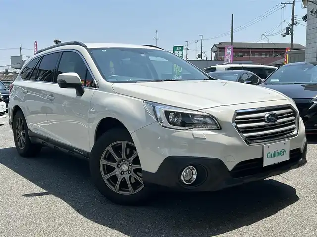 スバル アウトバック ベース 奈良県 2015(平27)年 14.2万km クリスタルホワイトP ４WD/純正ディーラーSDナビ(CN-LR81OD)/BT/USB/TV//フルセグTV/レーンキープアシスト/横滑り防止装置/コーナーセンサー(リア)/クルーズコントロール(追従あり)/サマータイヤ積み込み/バックカメラ/シートヒーター/パワーシート/パドルシフト/オートライト(LED)