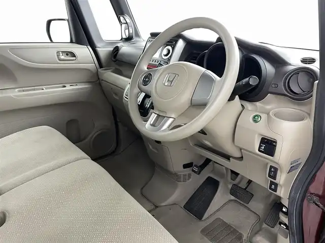 ホンダ Ｎ ＢＯＸ G Lパッケージ 福島県 2012(平24)年 10.3万km プレミアムディープロッソパール 盗難防止装置/横滑り防止/Gathersミュージックプレイヤー /・USB /・CD /・AUX /・AM /・FM /片側パワースライドドア /ベンチシート /プッシュスタート /スマートキー/サイドバイザー /純正フロアマット /社外アルミホイール/ステアリングスイッチ