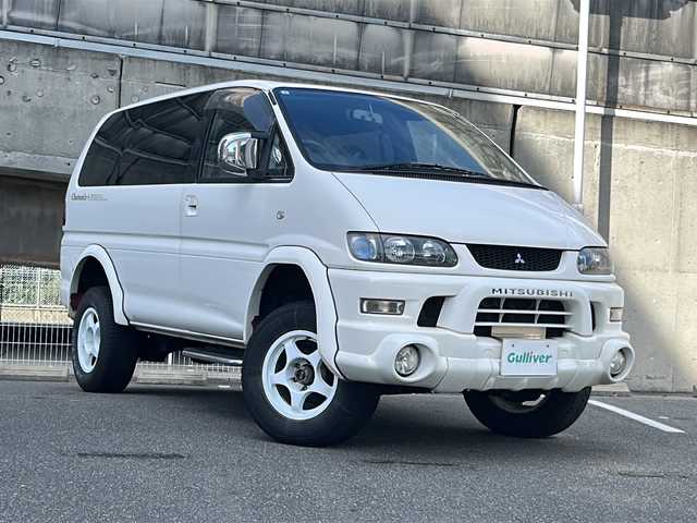 三菱 デリカ スペースギア シャモニー 愛知県 2003(平15)年 16.5万km ソフィアホワイト 社外ナビ/フルセグTV・Bluetooth・DVD・CD・FM・AM・USB・AUX/A/Tモードコントロール/エアロルーフ/リアヘリカルLSD/オートステップ/ETC/トランスファーシフトレバー4HLLc/4HLc/4H/2H/ハロゲンライト/フォグランプ/保証書/取扱説明書/スペアキー