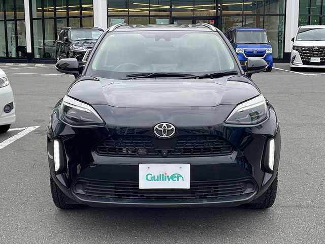 トヨタ ヤリスクロス G 長野県 2020(令2)年 2.1万km ブラックマイカ 禁煙車/純正8インチディスプレイオーディオ/（ナビ機能付/フルセグTV/Bluetooth）/セーフティセンス/・プリクラッシュセーフティ/・レーントレーシングアシスト/・レーダークルーズコントロール/・オートマチックハイビーム/・ロードサインアシスト/・先行車発進告知機能/・インテリジェントクリアランスソナー/・ブラインドスポットモニター/パノラミックビューモニター/ビルトインETC2.0/ハンズフリーパワーバックドア/前後ドライブレコーダー機能付デジタルインナーミラー/革巻きステアリング/ステアリングスイッチ/電動パーキングブレーキ/ブレーキホールド/レザー調シートカバー/LEDヘッドライト/オートライト/スマートキー/Pスタート/電動格納ミラー/社外16インチAW/純正フロアマット/ロッソモデロマフラー