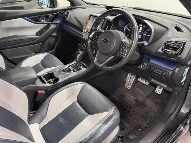 スバル ＸＶ ハイブリッド アドバンス 三重県 2019(平31)年 6.9万km ダークグレーメタリック ガソリン/FF/MTモード付フロアCVT/純正 8インチナビ CN-LR840D/（FM/AM/SD/iPod/TV/USB/Bluetooth/MEMORY MUSIC/CD/DVD/HDMI/VTR）/リヤビューモニター・サイドビューモニター/ETC2.0/EyeSight/・プリクラッシュブレーキ/・アクティブレーンキープ/・全車速追従/定速クルーズコントロール/・ハイビームアシスト/・後退時ブレーキアシスト（RAB：リヤパーキングセンサー）/・後退速度リミッター/・先行車発進お知らせ機能/・ヒルスタートアシスト/装備/・左右独立オートエアコン/・オートライト/・ステアリング連動ヘッドライト（SRH）/・LEDヘッドライト/・フロント＆リヤフォグランプ/・オートワイパー/・パドルシフト/・電子パーキングブレーキ・オートビークルホールド（AVH）/・ステアリングスイッチ/・プッシュスタート/・充電用USBジャックx2/・純正18inAW/・スマートキーx2/・保/など