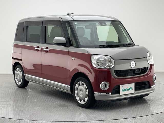 ダイハツ ムーヴ キャンバス X LTD メイクアッフ SA Ⅱ 兵庫県 2017(平29)年 8.4万km スムースグレーマイカメタリック/ファイアークォーツレッドメタリック 2トーン 衝突軽減ブレーキ/両側パワースライドドア /オートライト/スマートキー/プッシュスタート/コーナーセンサー/電動格納ミラー/Aストップ/スペアキー有り