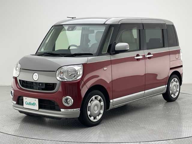 ダイハツ ムーヴ キャンバス X LTD メイクアッフ SA Ⅱ 兵庫県 2017(平29)年 8.4万km スムースグレーマイカメタリック/ファイアークォーツレッドメタリック 2トーン 衝突軽減ブレーキ/両側パワースライドドア /オートライト/スマートキー/プッシュスタート/コーナーセンサー/電動格納ミラー/Aストップ/スペアキー有り