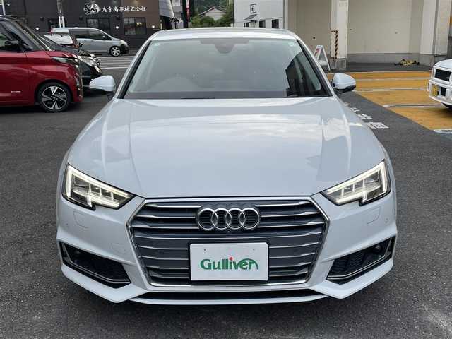 アウディ Ａ４ 40TFSI マイスターシュトック 静岡県 2019(令1)年 3万km パール 純正ナビ/フルセグTV/DVD/CD/SD/BT/全方位カメラ/黒革シート/全席シートヒーター /前席パワーシート/運転席シートメモリー/バーチャルコックピット/衝突軽減ブレーキ/レーンキープアシスト/レーダークルーズコントロール/クリアランスソナー/ブラインドスポットモニター/前後ドライブレコーダー/LEDヘッドライト/ビルトインETC2.0/スマートキー×2/取扱説明書/R6点検記録簿有
