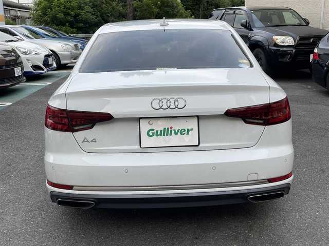 アウディ Ａ４ 40TFSI マイスターシュトック 静岡県 2019(令1)年 3万km パール 純正ナビ/フルセグTV/DVD/CD/SD/BT/全方位カメラ/黒革シート/全席シートヒーター /前席パワーシート/運転席シートメモリー/バーチャルコックピット/衝突軽減ブレーキ/レーンキープアシスト/レーダークルーズコントロール/クリアランスソナー/ブラインドスポットモニター/前後ドライブレコーダー/LEDヘッドライト/ビルトインETC2.0/スマートキー×2/取扱説明書/R6点検記録簿有