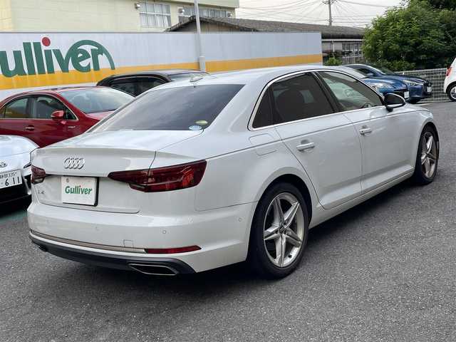 アウディ Ａ４ 40TFSI マイスターシュトック 静岡県 2019(令1)年 3万km パール 純正ナビ/フルセグTV/DVD/CD/SD/BT/全方位カメラ/黒革シート/全席シートヒーター /前席パワーシート/運転席シートメモリー/バーチャルコックピット/衝突軽減ブレーキ/レーンキープアシスト/レーダークルーズコントロール/クリアランスソナー/ブラインドスポットモニター/前後ドライブレコーダー/LEDヘッドライト/ビルトインETC2.0/スマートキー×2/取扱説明書/R6点検記録簿有