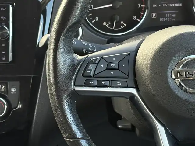 日産 エクストレイル 20Xi 岩手県 2018(平30)年 10.3万km ダイヤモンドブラック 社外ナビ（AM/FM/DVD/BT/フルセグ）/全方位カメラ/ETC/レザーシート/プロパイロット/デジタルインナーミラー/オートホールド付電子パーキング/純正アルミホイール/純正フロアマット/オートLEDライト