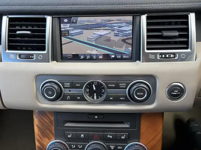 ランドローバー レンジローバースポーツ 5．0 V8 京都府 2010(平22)年 13.7万km バッキンガムブルー ベージュレザーシート/前席PWシート/前後席シートヒーター/ハーマンカードンオーディオ/HIDヘッドライト/前後フォグライト/純正19インチアルミ/フロント・両サイド・バックカメラ/プッシュスタート/ハイトコントロール