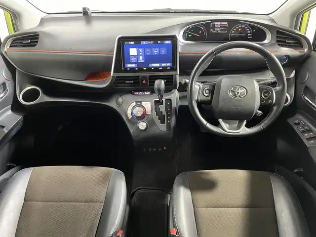 トヨタ シエンタ ハイブリッド G クエロ 大阪府 2018(平30)年 5.8万km ブラックマイカ/エアーイエロー 2トーン 純正9incナビTV 360カメラ ハーフレザー シートヒーター ステアリングヒーター クルーズコントロール 衝突軽減ブレーキ レーンアシスト オートハイビーム 両側パワースライドドア ドライブレコーダー ETC