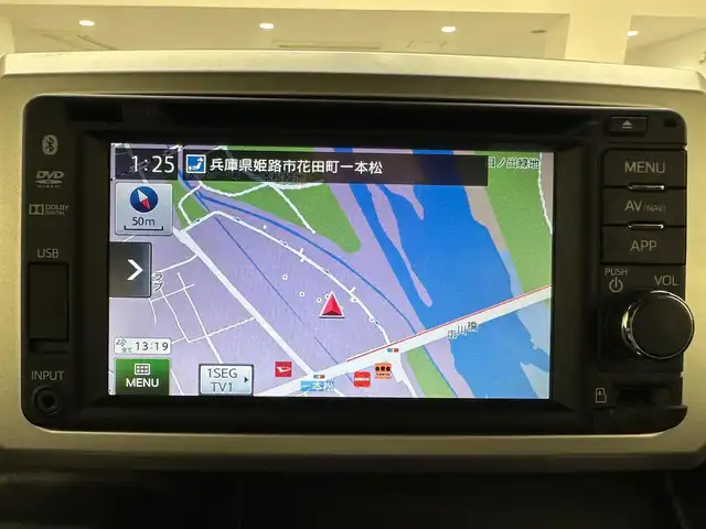 ダイハツ ウェイク G SA 兵庫県 2015(平27)年 4.3万km フェスタイエロー 純正SDナビ(CD/DVD/SD/Bluetooth/フルセグ)/両側パワースライドドア/Bカメラ/LEDヘッドライト/フォグライト/純正15インチアルミホイール/純正ラバーマット/スマートキー/スペアキー/ターボ過給機/オートライト/HDMI/アイドリングストップ/ETC