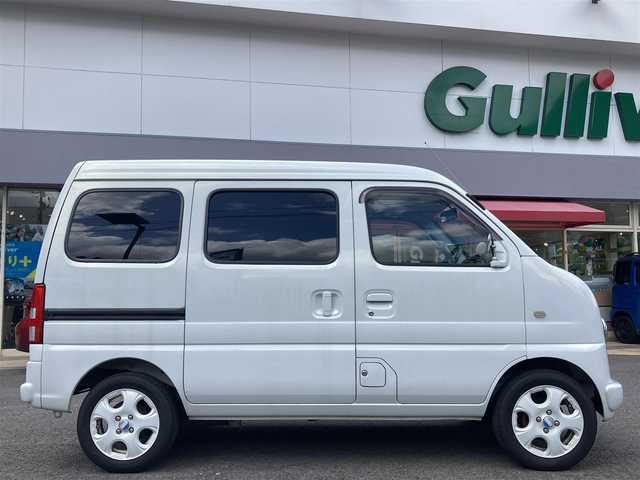 スズキ エブリイ PA 長崎県 2001(平13)年 5万km パール 社外オーディオ【CX211BK】/・CD/・AM/FM/・USB/・AUX/シートカバー/ハイルーフ/純正フロアマット/ドアバイザー