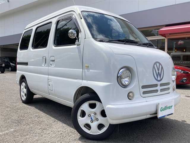 スズキ エブリイ PA 長崎県 2001(平13)年 5万km パール 社外オーディオ【CX211BK】/・CD/・AM/FM/・USB/・AUX/シートカバー/ハイルーフ/純正フロアマット/ドアバイザー