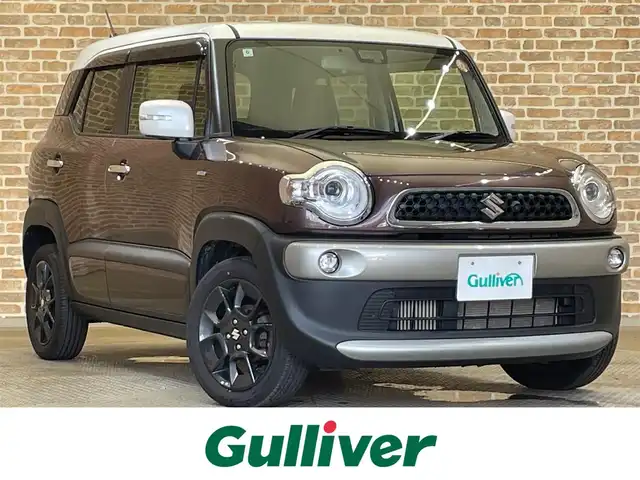 スズキ クロスビー HYBRID MZ 岩手県 2018(平30)年 6.8万km クラッシーブラウンメタリック/ホワイト 2トーンルーフ ４WD/ターボ/全方位モニター/デュアルセンサーブレーキサポート/車線逸脱警報/リヤパーキングセンサー/クルーズコントロール/オートハイビーム/ヒルディセントコントロール/グリップコントロール/横滑り防止装置/アイドリングストップ/シートヒーター/純正ナビ/ETC/LEDヘッドライト/LEDフォグランプ/純正16インチアルミホイール