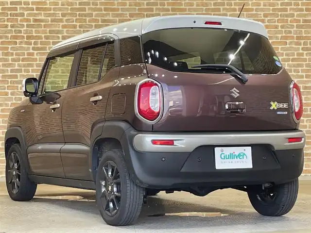 スズキ クロスビー HYBRID MZ 岩手県 2018(平30)年 6.8万km クラッシーブラウンメタリック/ホワイト 2トーンルーフ ４WD/ターボ/全方位モニター/デュアルセンサーブレーキサポート/車線逸脱警報/リヤパーキングセンサー/クルーズコントロール/オートハイビーム/ヒルディセントコントロール/グリップコントロール/横滑り防止装置/アイドリングストップ/シートヒーター/純正ナビ/ETC/LEDヘッドライト/LEDフォグランプ/純正16インチアルミホイール