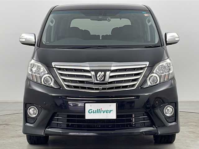 トヨタ アルファード 350S Cパッケージ 道央・札幌 2013(平25)年 9.8万km ブラック ・4WD/・寒冷地仕様/・純正ナビ/　CD/DVD/BT/MSV/・フルセグTV/・バックカメラ/・全方位カメラ/・両側パワースライドドア /・パワーバックドア /・前席シートヒーター/・前席パワーシート/・純正エンジンスターター/・社外ドライブレコーダー/・オートライト/・HIDヘッドライト/・フォグランプ/・ビルトインETC/・プッシュスタート/・スマートキー/・スペアキー/・社外18インチアルミホイール/・積込タイヤ/・純正フロアマット/・純正ドアバイザー/・取扱説明書/・保証書