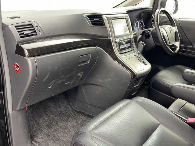 トヨタ アルファード 350S Cパッケージ 道央・札幌 2013(平25)年 9.8万km ブラック ・4WD/・寒冷地仕様/・純正ナビ/　CD/DVD/BT/MSV/・フルセグTV/・バックカメラ/・全方位カメラ/・両側パワースライドドア /・パワーバックドア /・前席シートヒーター/・前席パワーシート/・純正エンジンスターター/・社外ドライブレコーダー/・オートライト/・HIDヘッドライト/・フォグランプ/・ビルトインETC/・プッシュスタート/・スマートキー/・スペアキー/・社外18インチアルミホイール/・積込タイヤ/・純正フロアマット/・純正ドアバイザー/・取扱説明書/・保証書