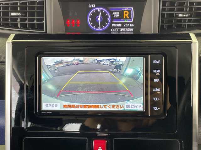 トヨタ ルーミー カスタムG 栃木県 2019(令1)年 5万km パールホワイトⅢ ＳＤナビ/（ＣＤ／ＤＶＤ／Bluetooth/フルセグTV）/バックカメラ/スマートアシスト/ETC/両側パワースライドドア/ステアリングスイッチ/オートライト/LEDヘッドライト/横滑り防止装置/フォグランプ/スマートキー/プッシュスタート/アイドリングストップ/ステアリングスイッチ/革巻きステアリング/電動格納ミラー/純正アルミホイール/純正フロアマット