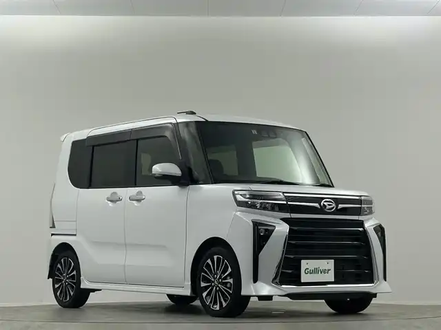 ダイハツ タント カスタム RS 埼玉県 2023(令5)年 1.4万km シャイニングホワイトパール 純正ナビ　Ｂｌｕｅｔｏｏｔｈ　バックカメラ　両側パワースライドドア ウェルカムオープン ハーフレザーシート シートヒーター ドライブレコーダー スペアキー アイドリングストップ ETC
