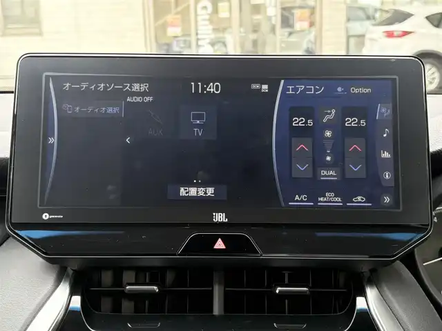 トヨタ ハリアー Z 愛知県 2021(令3)年 4.3万km ホワイトパールクリスタルシャイン ＪＢＬサウンド　１２．３インチナビ　フルセグＴＶ　TVキャンセラー　スマホ連携　Ｂｌｕｅｔｏｏｔｈ　ＵＳＢ接続　バックカメラ　ビルトインＥＴＣ２．０　デジタルインナーミラー　前後ドライブレコーダー　パワーバックドア